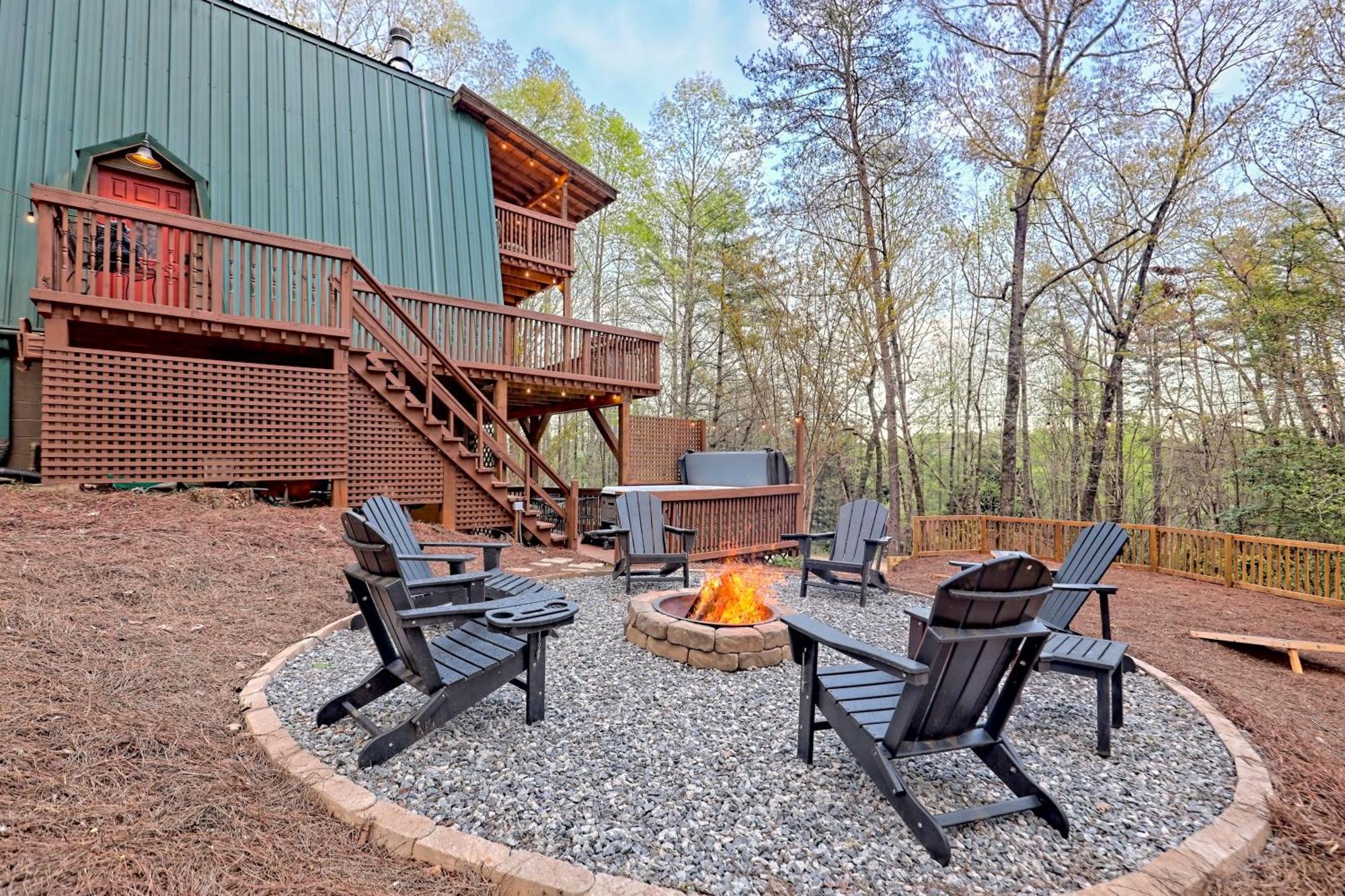 Near Downtown Helen - Hottub, Sauna, Game Room, Fire Pit Exterior photo