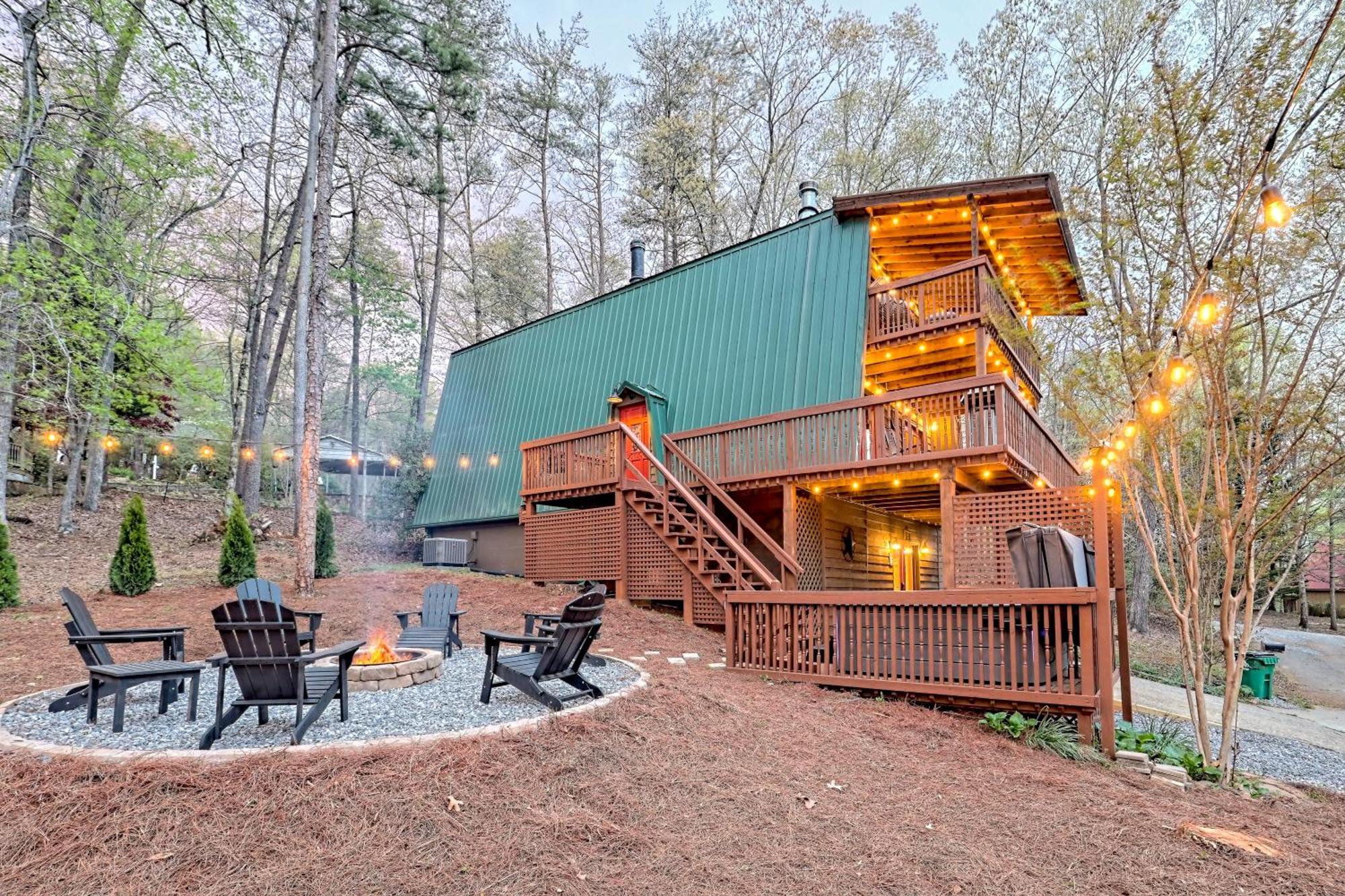 Near Downtown Helen - Hottub, Sauna, Game Room, Fire Pit Exterior photo