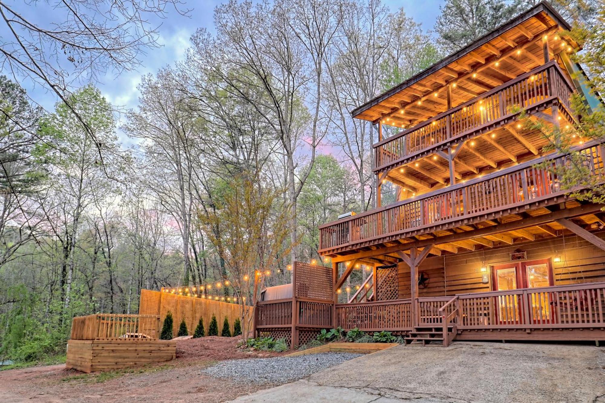 Near Downtown Helen - Hottub, Sauna, Game Room, Fire Pit Exterior photo