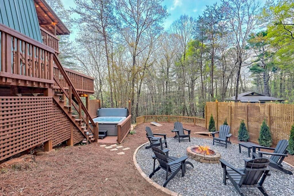 Near Downtown Helen - Hottub, Sauna, Game Room, Fire Pit Exterior photo